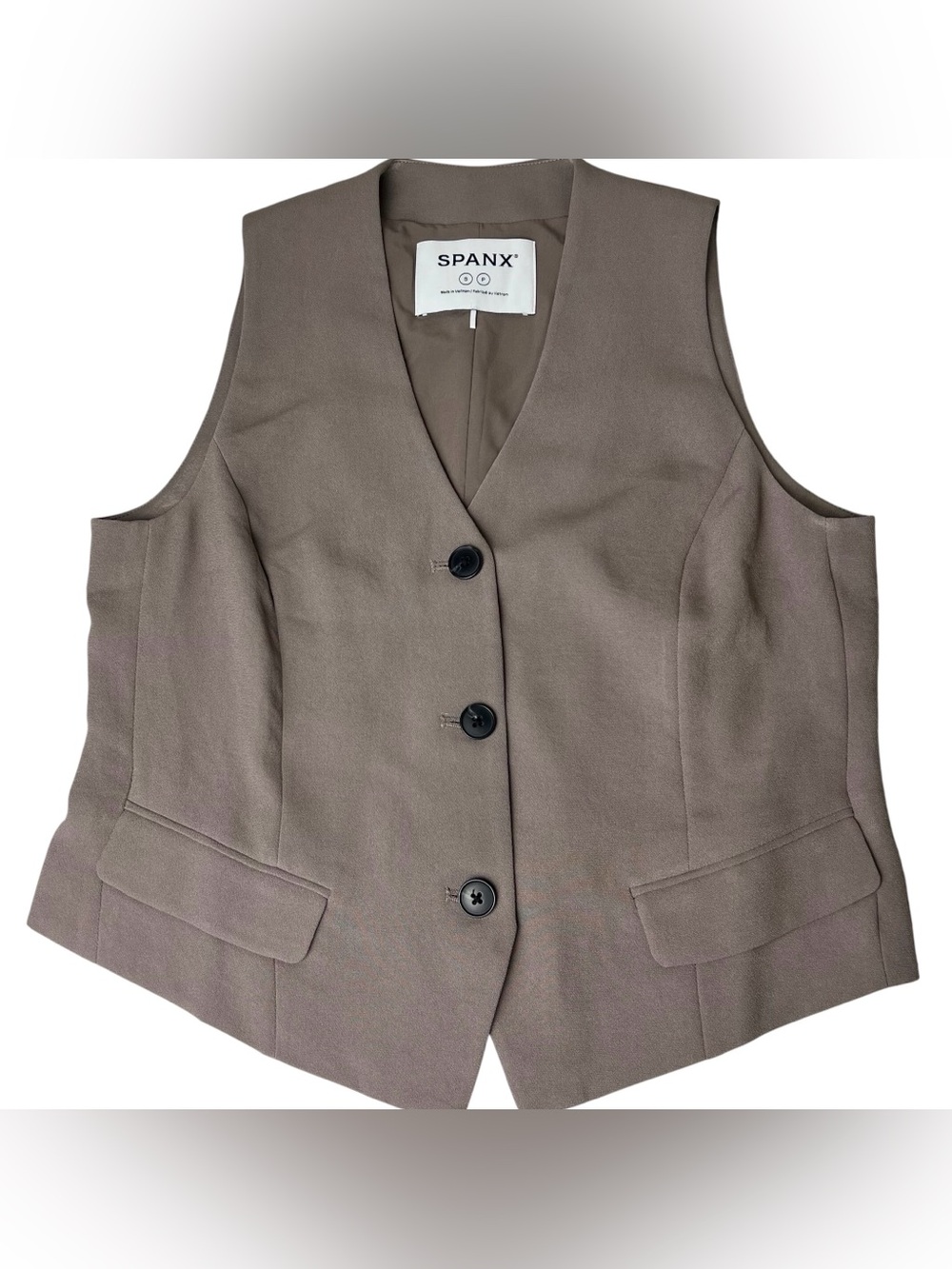 Spanx Care Free Crepe Women’s Size Small Petite Vest